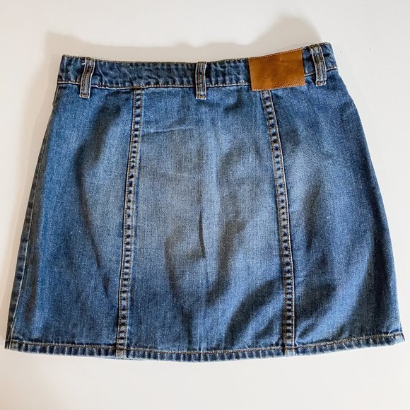 Billabong Jean Skirt - Picture 2 of 3